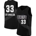 Men's Katie Lou Samuelson ＃33 Rebel Edition Victory Black Seattle Storm 2021 Jersey