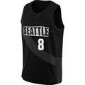 Youth Joyner Holmes ＃8 Rebel Edition Victory Black Seattle Storm 2021 Jersey